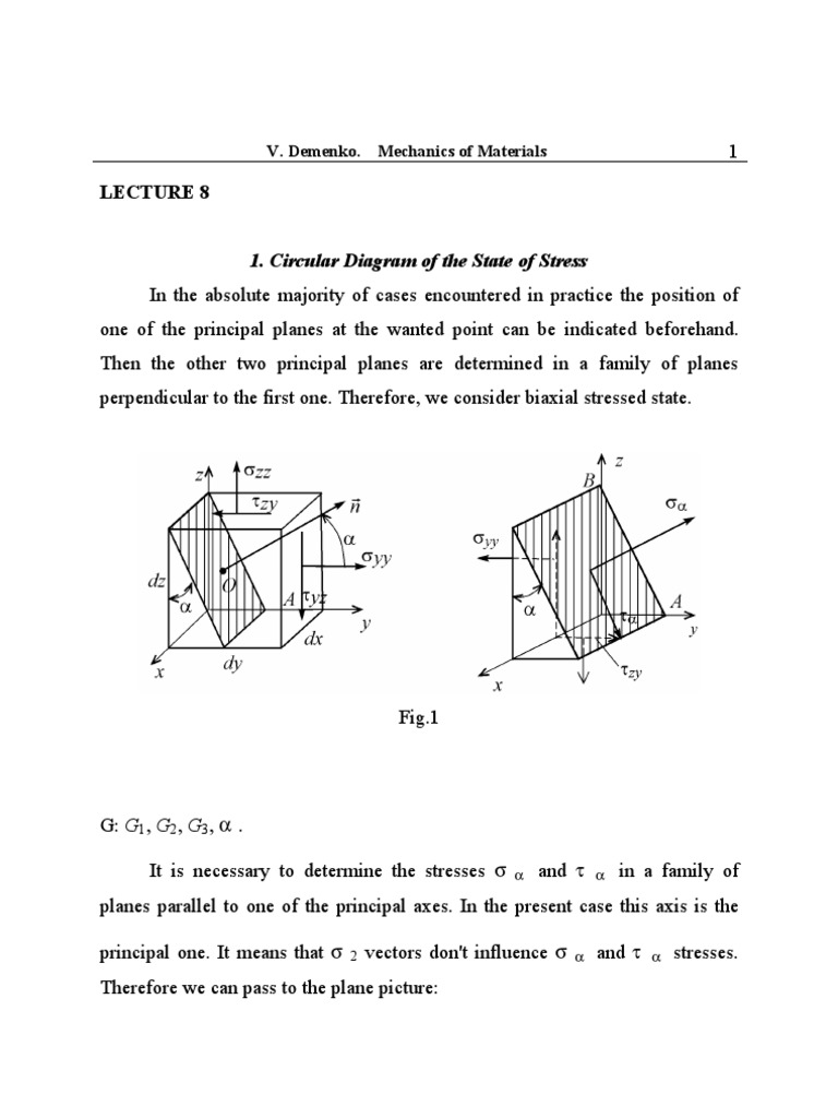 Stress & Strain Stress (Mechanics) Mathematical Objects