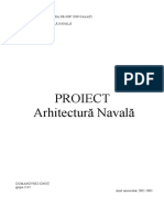 Proiect Arhitectura Navala