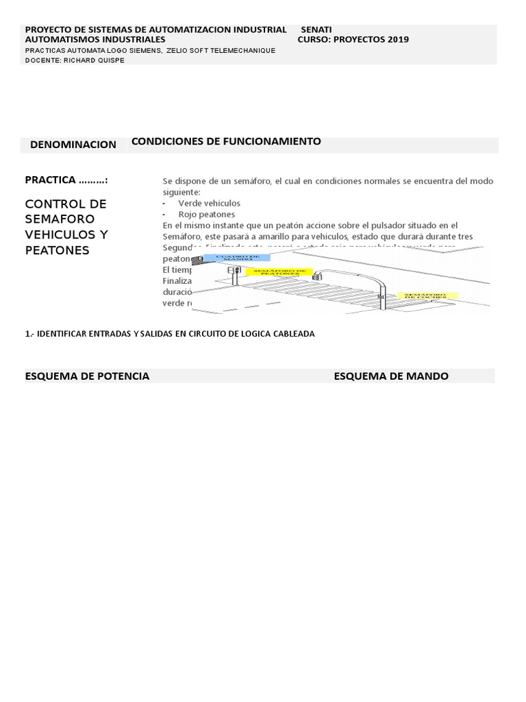 Practica Logo Nº18 Control De Semaforo 1 Pdf Ingeniería De Sistemas