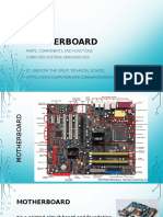 Motherboard: Parts, Components and Functions Computer Systems Servicing Ncii