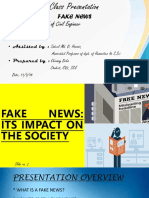 Organised by School of Civil Engineer: Fake News