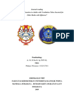 Journal Reading "Eustachian Tube Function in Adults With Ventilation Tubes Inserted For Otitis Media With Effusion"