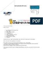 Children in Need Recipe 2010