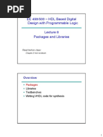 EE 459/500 - HDL Based Digital Design With Programmable Logic Packages and Libraries