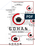 Gohan Ricebowl: Executive Summary A. Company Name