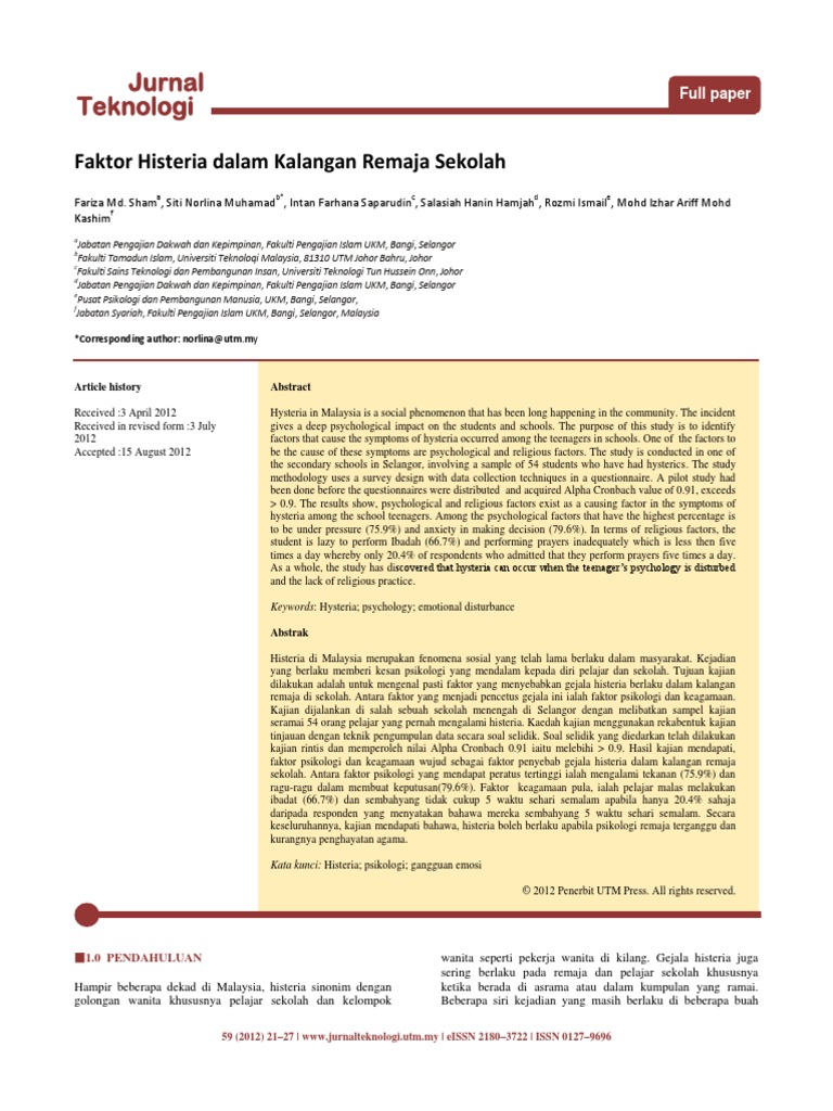Histeria Pdf Psychology