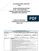 Rps Matematika Ekonomi