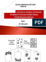 Aplikasi Prinsip Demulsifikasi