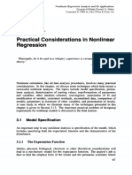 Practical Considerations in Nonlinear Regression 2008