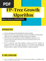 Fp-Tree Growth Algorithm