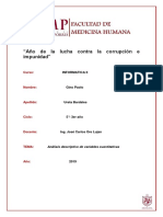 Informática 2 - Análisis Descriptivo de Variables Cuantitativas.