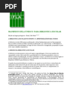 Manifesto Biblioteca Escolar