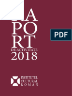 Raport de activitate ICR 2018