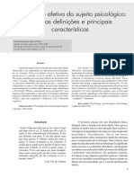 Pinto 2007 - A Dimensão Afetiva Do Sujeito Psicológico, Algumas Definições e Principais Características