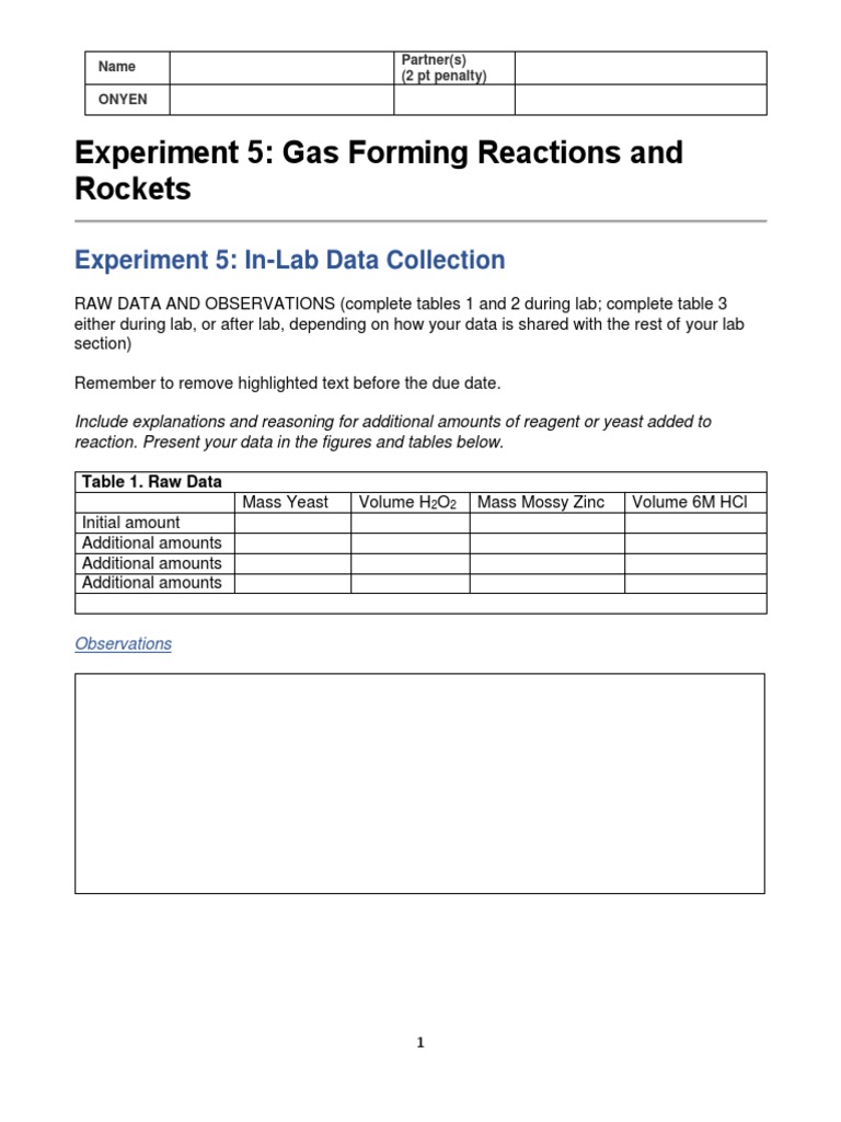 Experiment 5 v2 | PDF | Experiment | Prediction