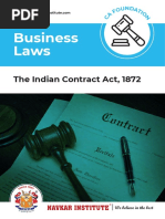 CA Foundation: Indian Contract Act Notes | PDF | Offer And Acceptance ...