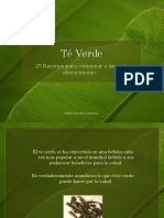 25 Razones para comenzar a tomar té verde ahora