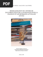 Download RORGANISATION DU CENTRE DE DOCUMENTATION DE LA FONDATION POUR LA CHANSON ET LES MUSIQUES ACTUELLES NYON by cazweifel SN43373880 doc pdf