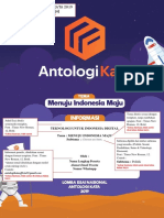 Template LENAS ANTOLOGI KATA 2019 (Tema: Menuju Indonesia Maju)