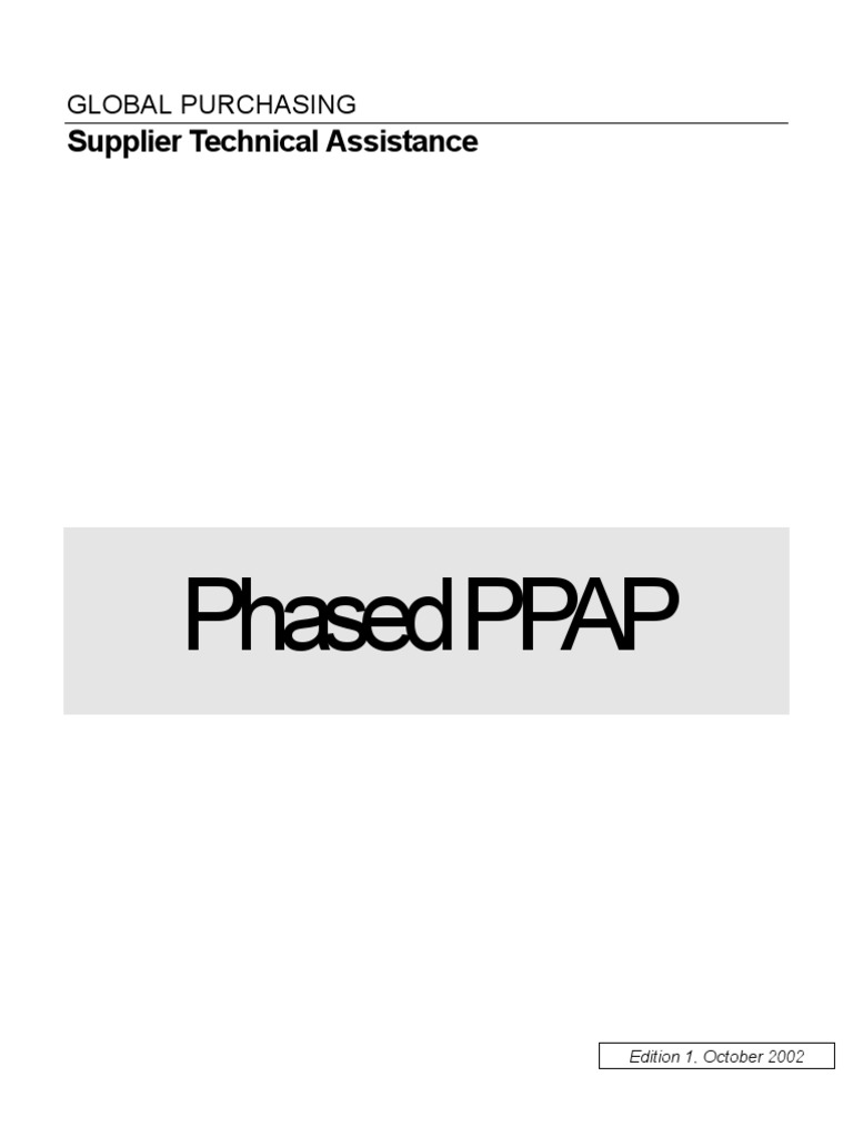 Apqp Manual 4th Edition