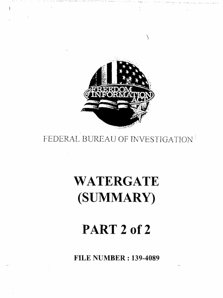 Summary! Federal Bureau of Investigation PDF National Security