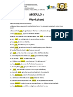 Modulo 1 Worksheet: Policía Nacional Licenciatura en Educacion para La Convivencia Y Desarrollo Humano