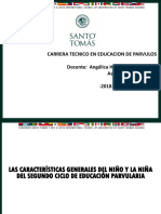 Las Características Generales Del Niño y La 3 a 5 Años