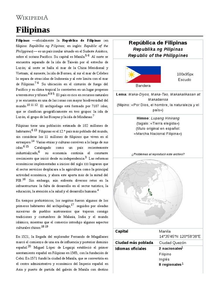 Filipinas | PDF | Filipinas | Imperio español