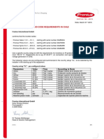 SE CER Self Decleration Setup Chile Fronius Eco Galvo Primo Symo en