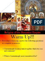 Religion of the Byzantine Empire and the Great Schism