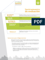 Instrumento de Evaluación - Evidencia 3