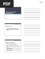 Auditoria de Sistemas Informatizados