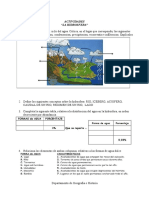 Actividad La Hidrosfera