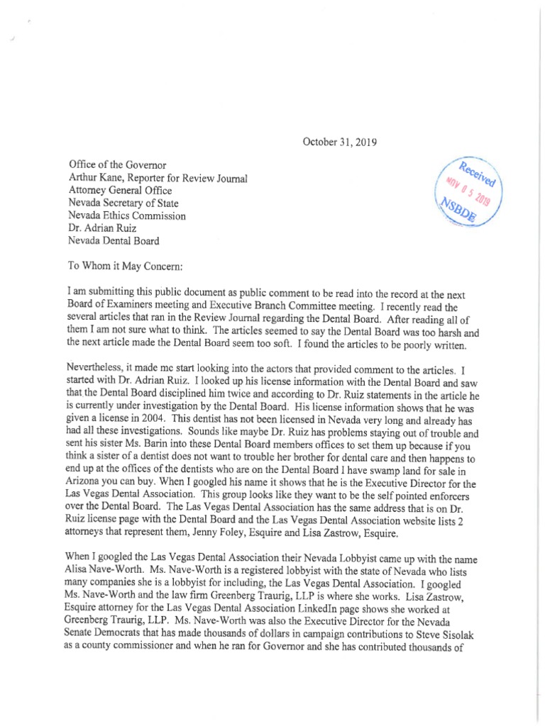 Anonymous Letter From A Concerned Citizen | PDF