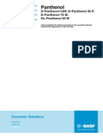 BASF Panthenol PDF