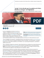 Sorpresa - y - Estupefacción - de Los Fiscales Por Las Palabras de Pedro Sánchez