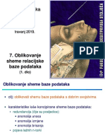 7 Oblikovanje Sheme Relacijske BP 1 Dio PDF