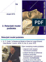 2 Relacijski Model Podataka PDF