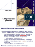 16 Sigurnost Baze Podataka PDF