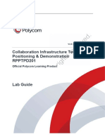 Collaboration Infrastructure Technical Positioning & Demonstration RPPTPD201