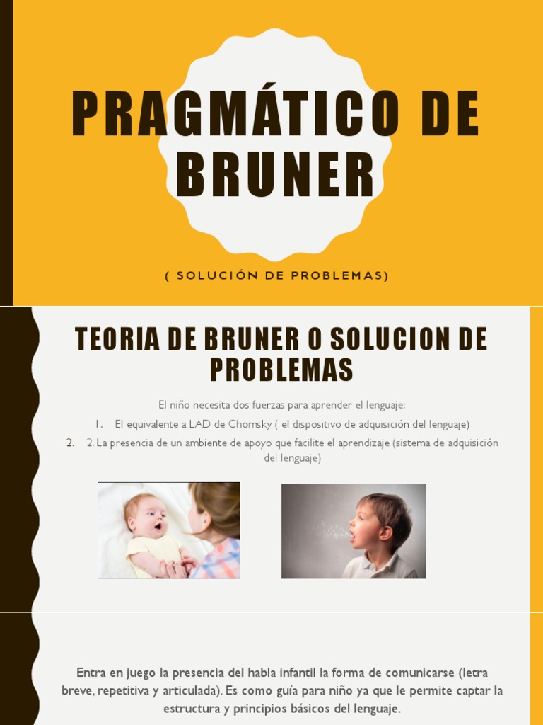 Teoría de Bruner | PDF | Aquisición de idioma | Aprendizaje