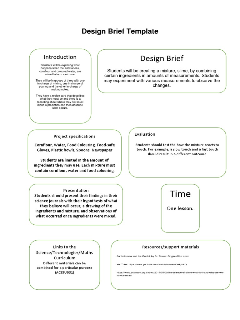 Design Brief 20164011 | PDF