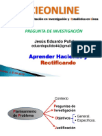 1a Sesión -Pregunta de Investigación - 20-10-19