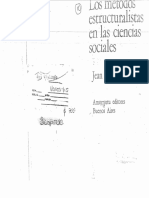 Los Métodos Estructuralistas en Las Ciencias Sociales-Capitulo III