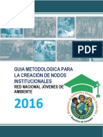 Manual Guia Metodologica Nodos Institucionales 2016 PDF