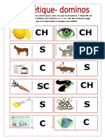 Phonetique Dominos Sons S C SC CH 10510