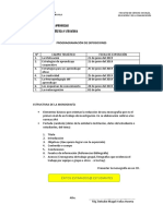 Progragramación de Exposiciones y Estructura de La Monografía. CLL