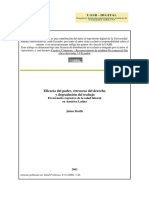 19 BREILH Eficacia Del Poder, Degradación Del Trabajo