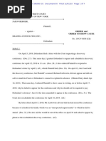 Liebowitz Order To Show Case (Nov. 1, 2019)