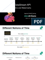 Datastream Api: Time and Watermarks